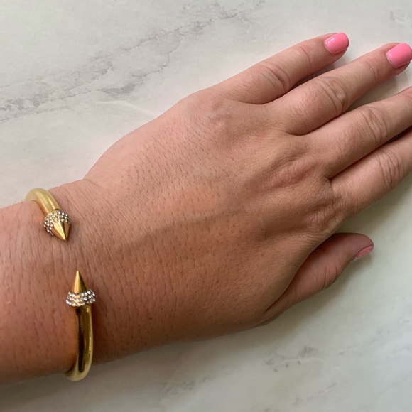 Vita Fede mini titan crystal bracelet in gold - Picture 5 of 6